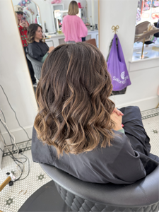 Hair styling work by Audrey's Style Bar