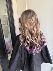 Hair styling work by Audrey's Style Bar